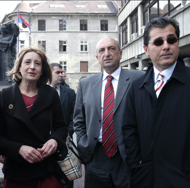 Biljana Kovačević Vučo, Vladan Batić i Vladimir Popović